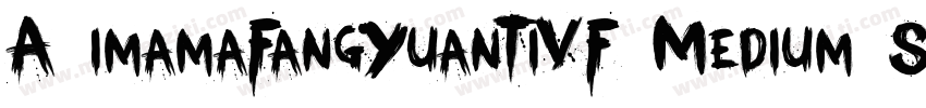 A1imamaFangYuanTiVF Medium Square字体转换